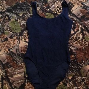 Blue vintage ribbed swimsuit 🌺🌸🌼🌞